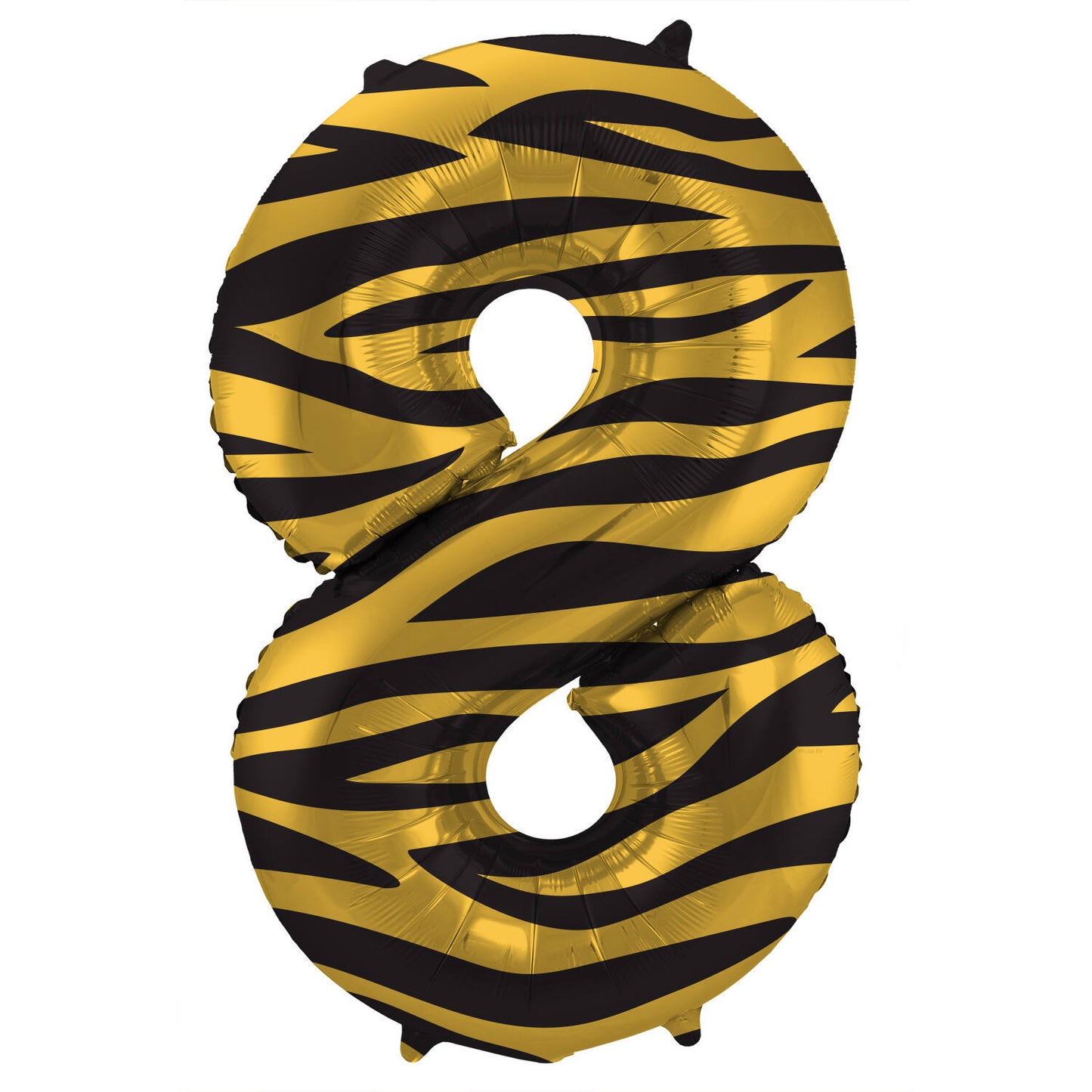 Tiger Chic Number 8 Foil balloon, 86cm