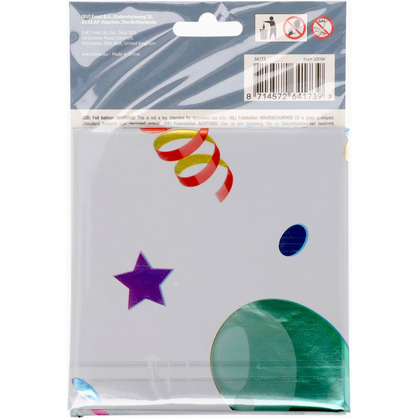 Joyful Party Number 3 Foil balloon, 86cm