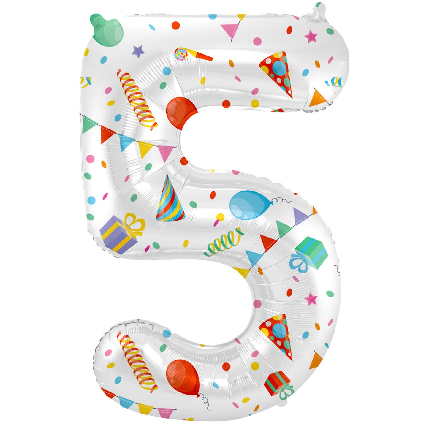 Joyful Party Number 5 Foil balloon, 86cm
