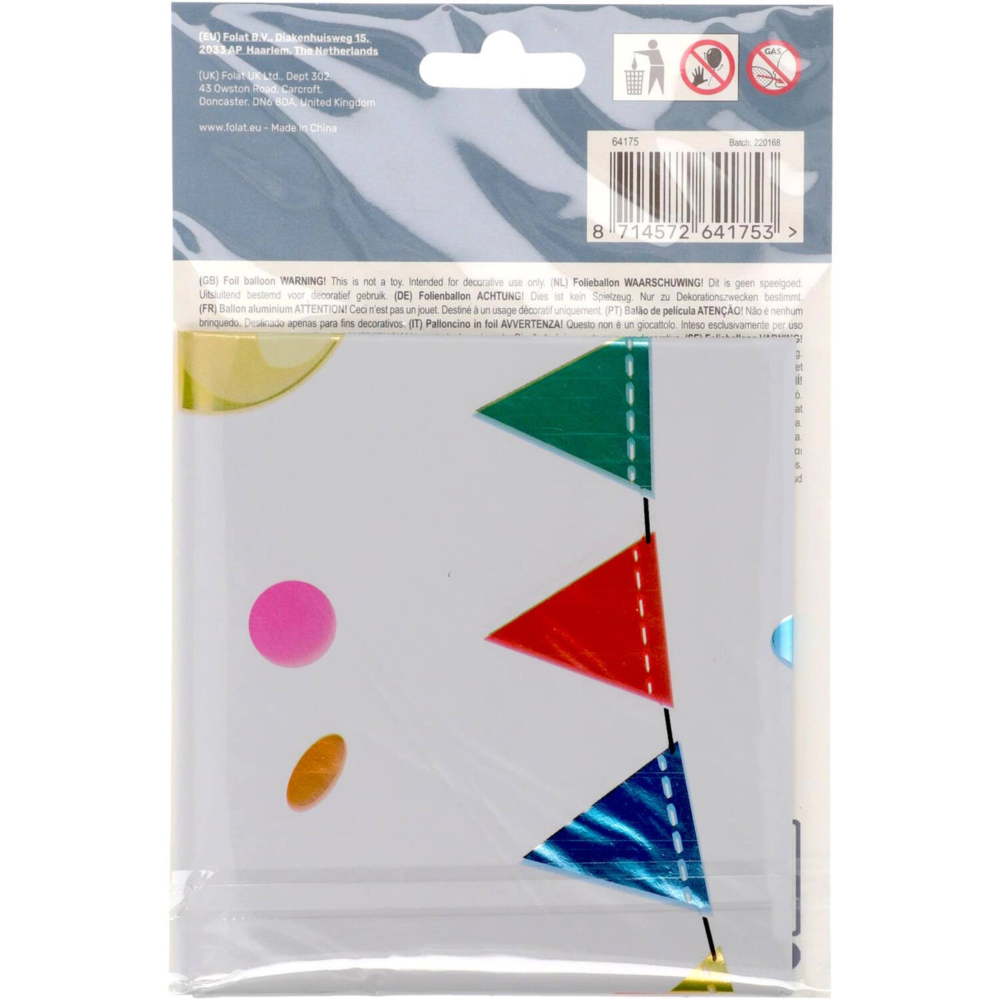 Joyful Party Number 5 Foil balloon, 86cm