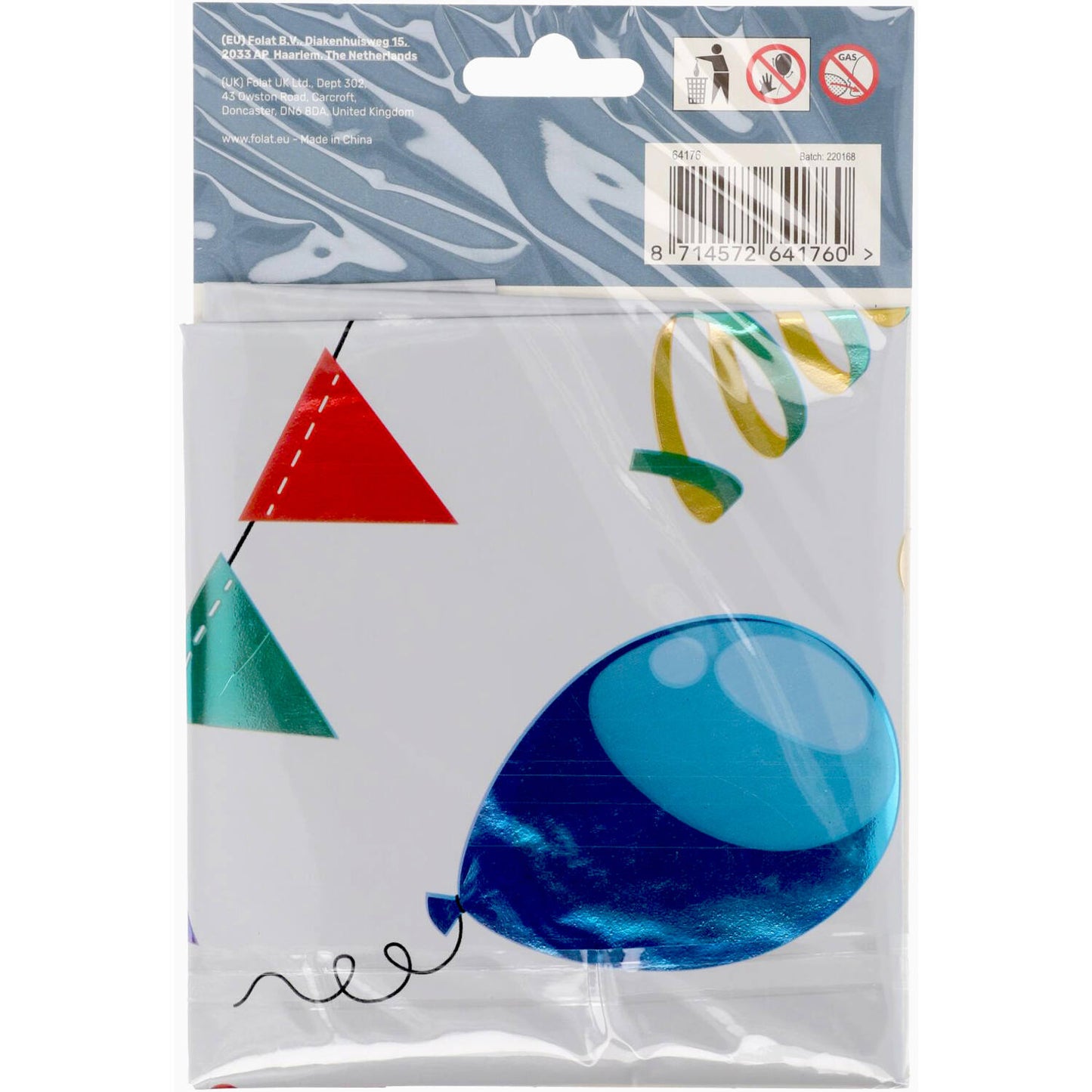 Joyful Party Number 6 Foil balloon, 86cm