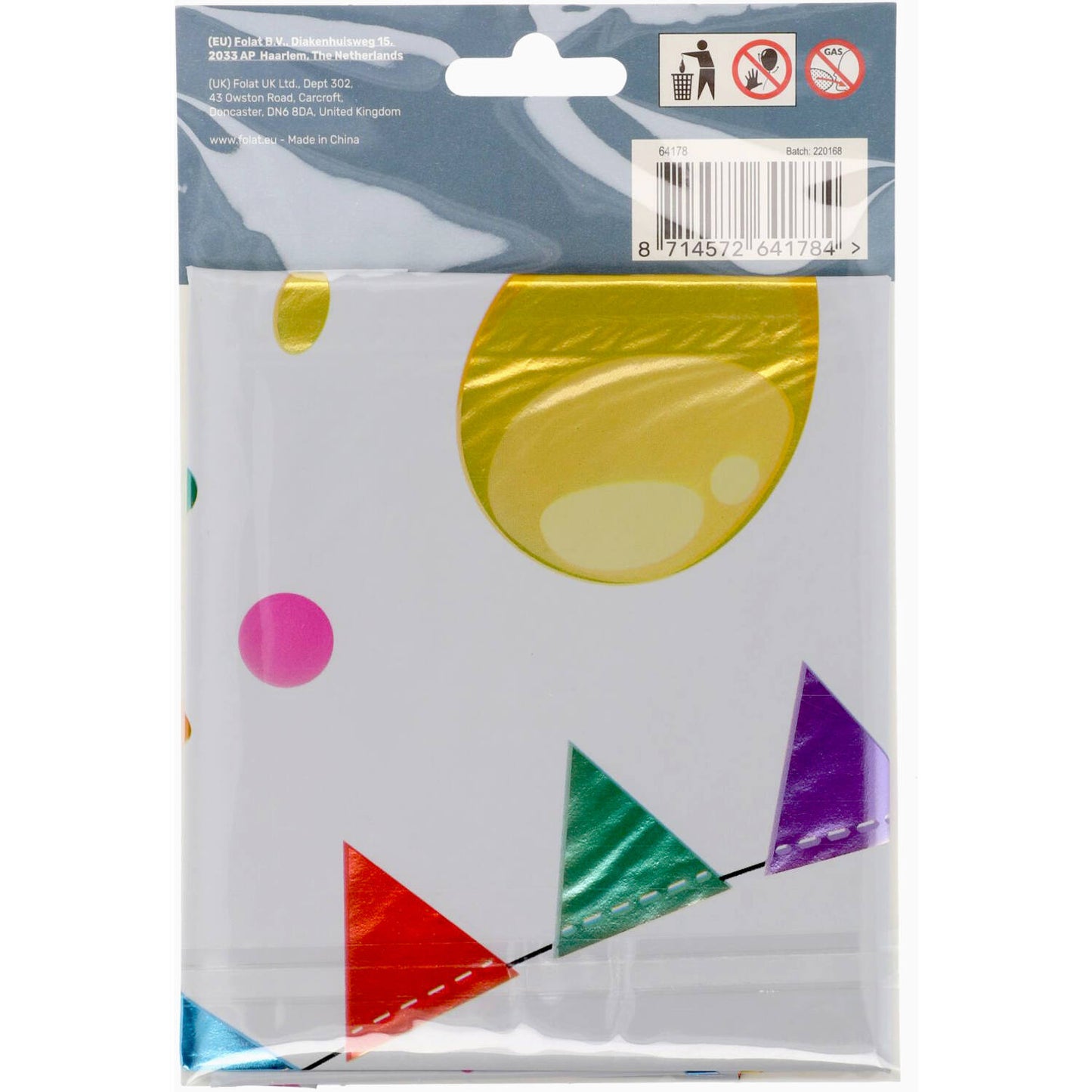 Joyful Party Number 8 Foil balloon, 86cm
