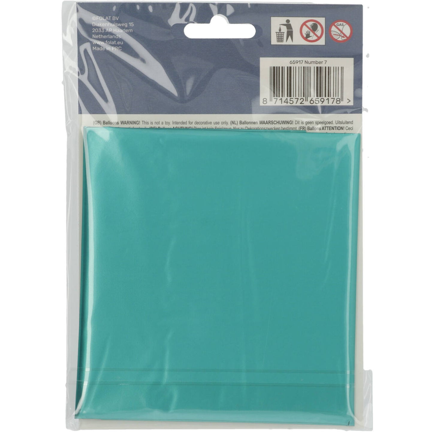 Green Metallic Mat Number 7 Foil balloon, 86cm