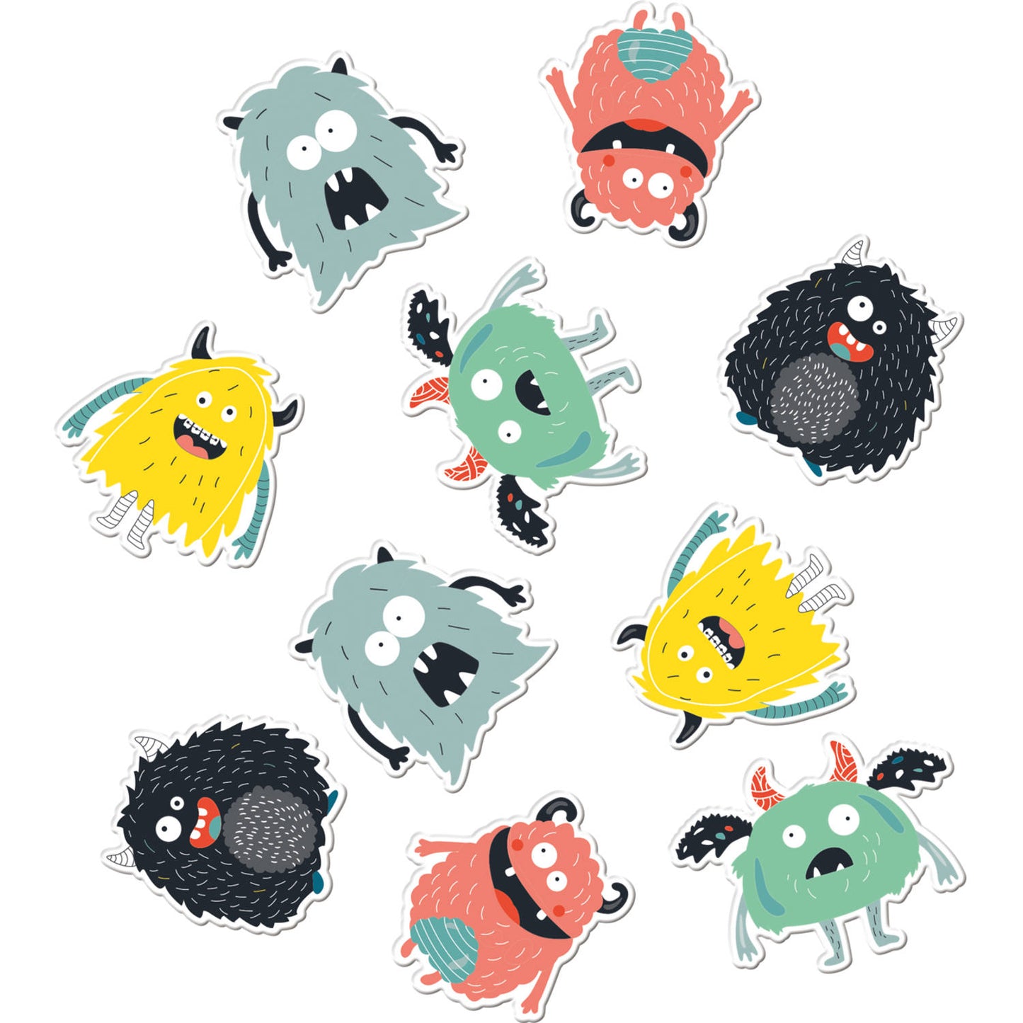 Monster Bash Birthday Party Table Confetti Decorations, 45 Pieces