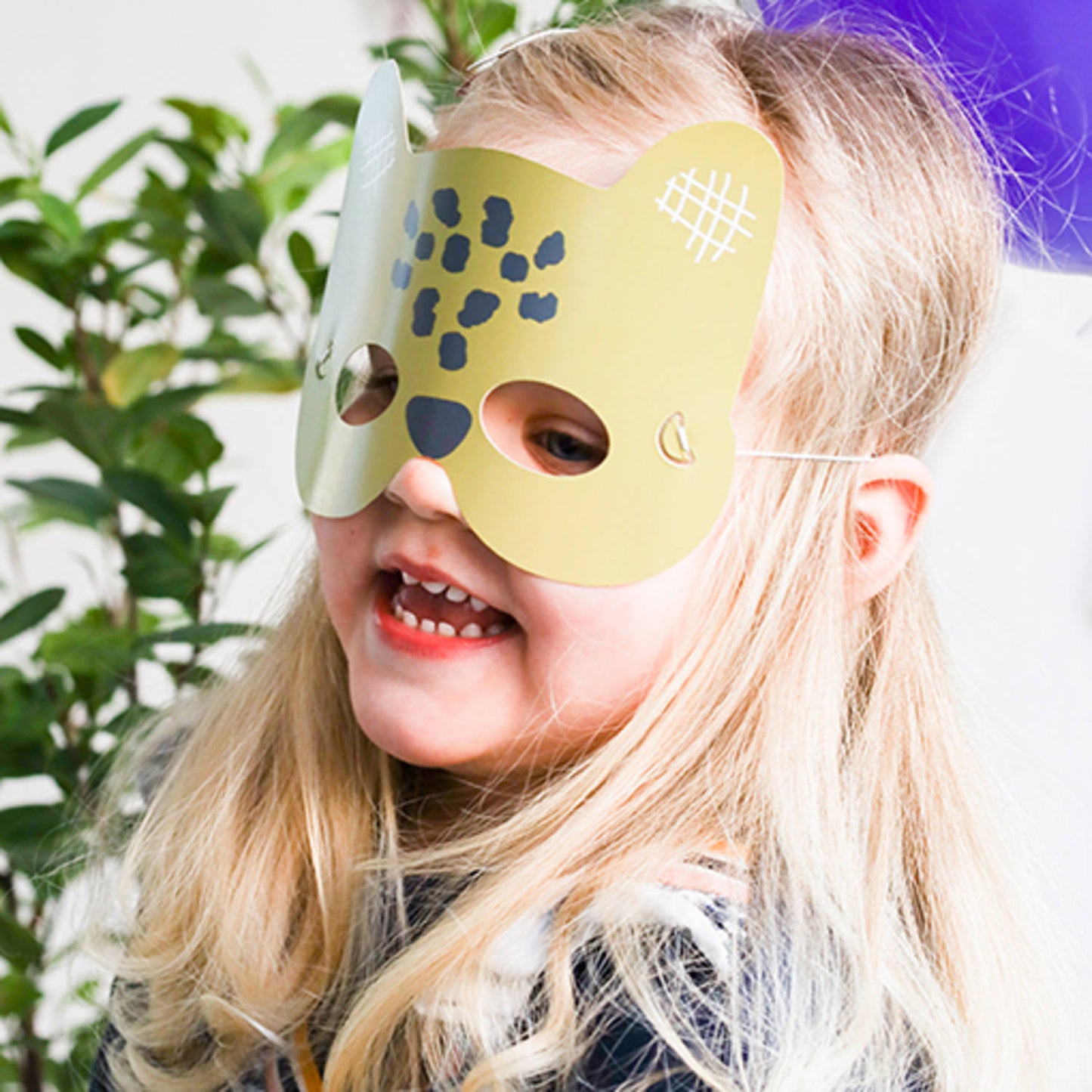Zoo Party Masks (pack of 6) - Anilas UK