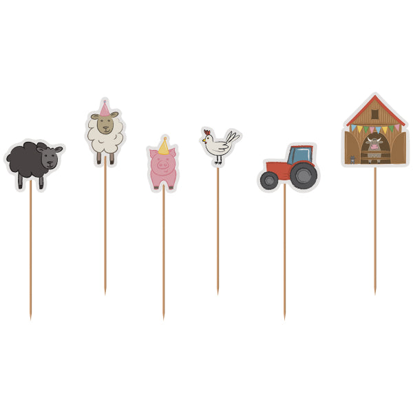 Farm Party Birthday Cake Decoration Kit - Anilas UK