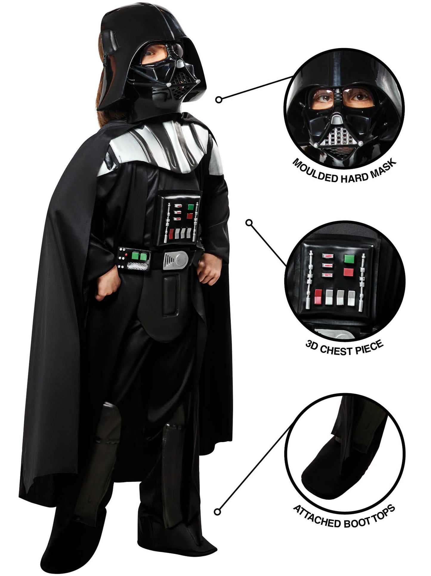Darth Vader Deluxe Dressing Up Costume - Anilas UK