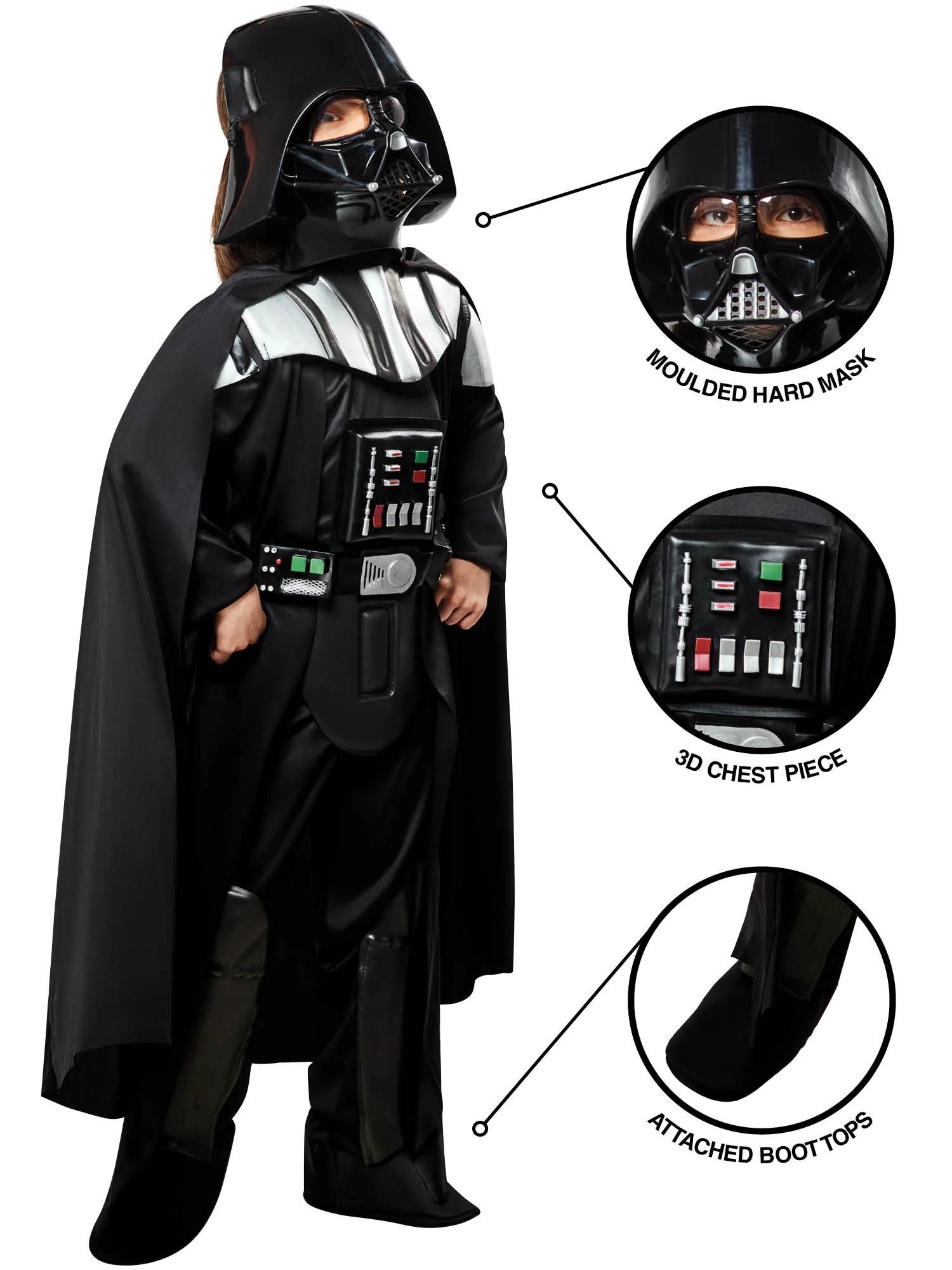 Darth Vader Deluxe Dressing Up Costume - Anilas UK