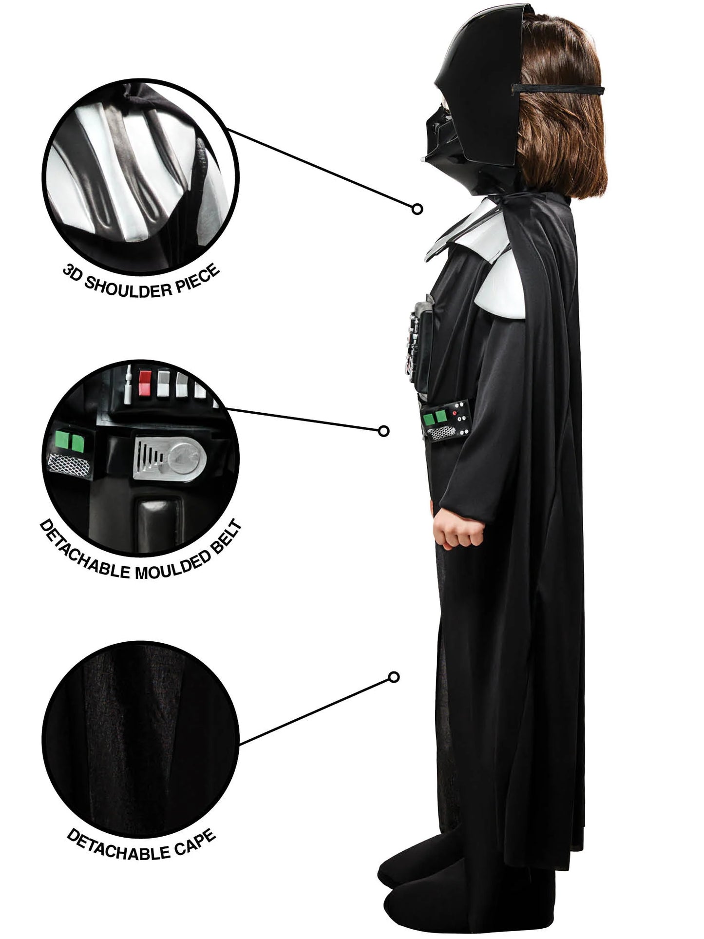Darth Vader Deluxe Dressing Up Costume - Anilas UK