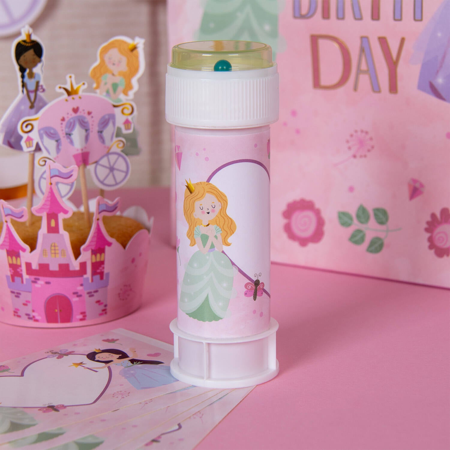 Bubbles Soap Sticker - Pretty Princess (6 pieces) - Anilas UK