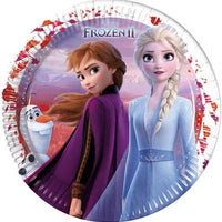 Frozen 2 Round Paper Plates - 23cm (Pack of 8)