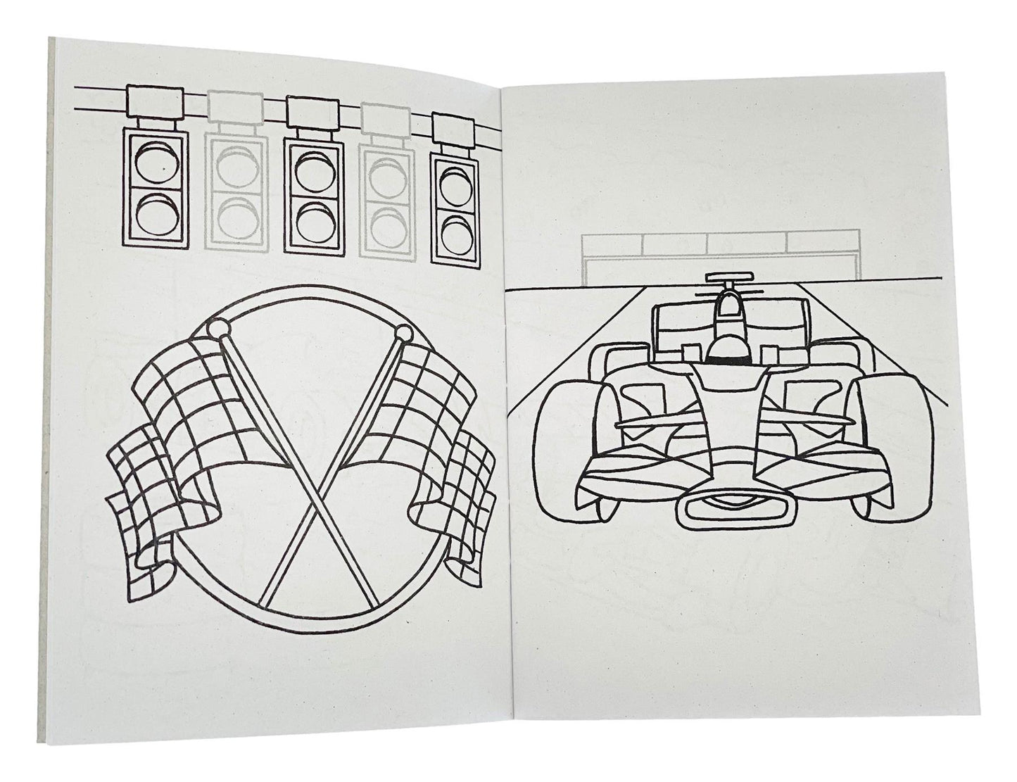 Mini Racing Car Sticker Activity Book - Anilas UK