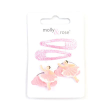 Ballerina Pink Glitter Hair Accessories Set