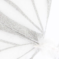 
              White Sparkly Fairy Wings with coloured glitter 45x35cm
            