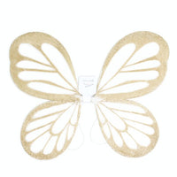 
              White net fairy wings with coloured glitter 45x35cm
            