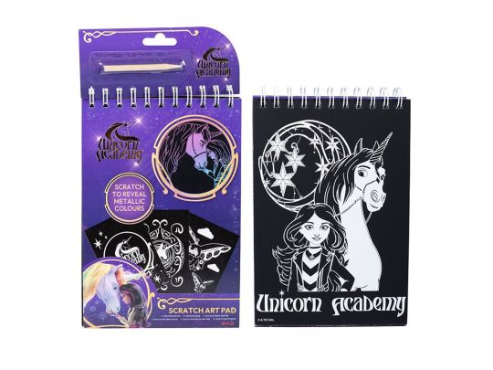 Unicorn Academy Scratch Art - Anilas UK