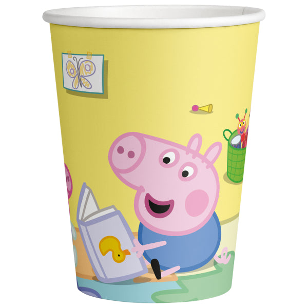 Peppa Pig Paper Cups (Pack of 8) 250ml - Anilas UK