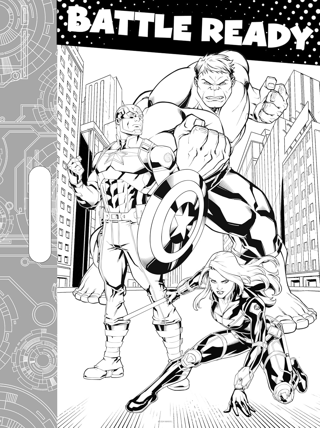 Marvel Avengers Hulk: Giant Colour-Me Pad - Anilas UK