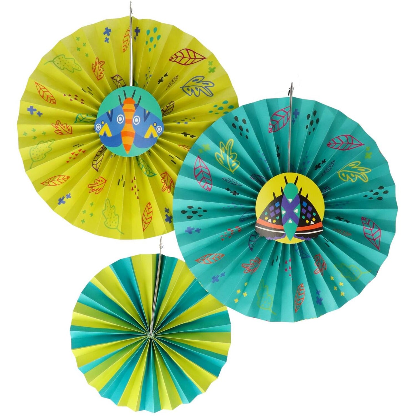 Deco Fan Set - Buzzing Bugs (3 pieces) - Anilas UK