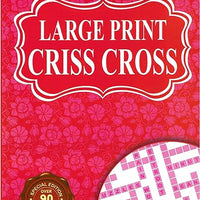 Large Print Criss Cross Puzzle Book - Anilas UK