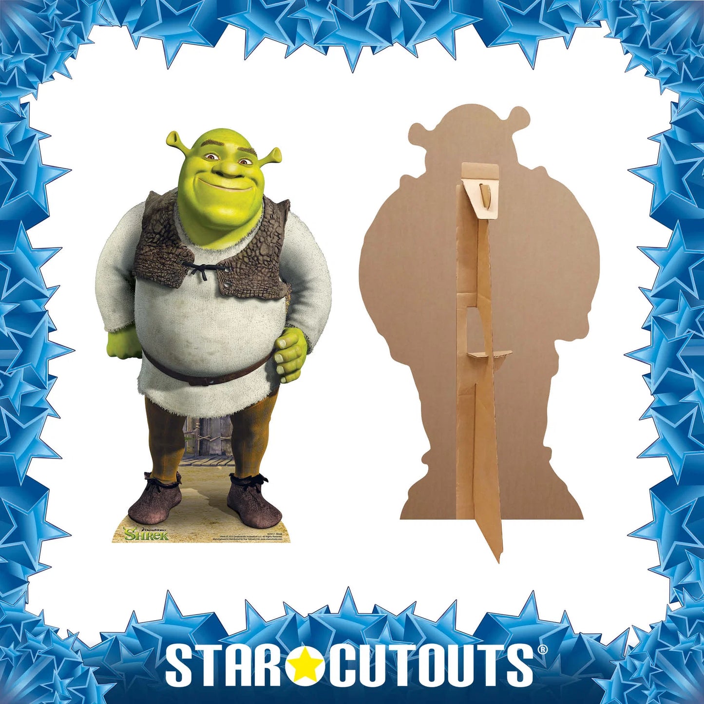 Shrek Cardboard Cut Out Height 94cm