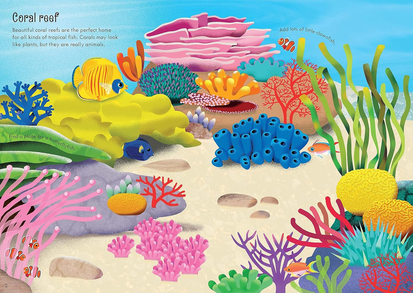 Little First Stickers Aquarium Book