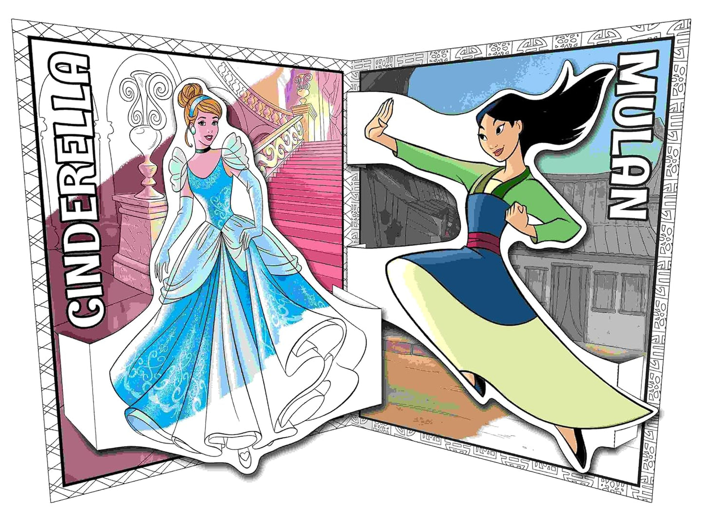 Disney Princess: Colour & Pop Book - Anilas UK