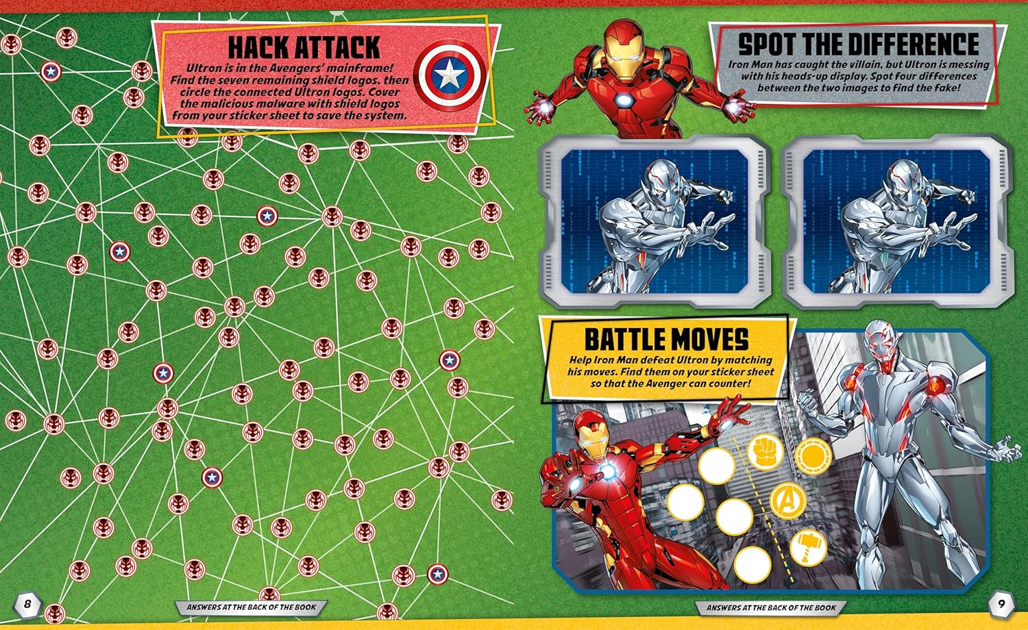 Marvel Avengers Captain America: Super Stickers - Anilas UK