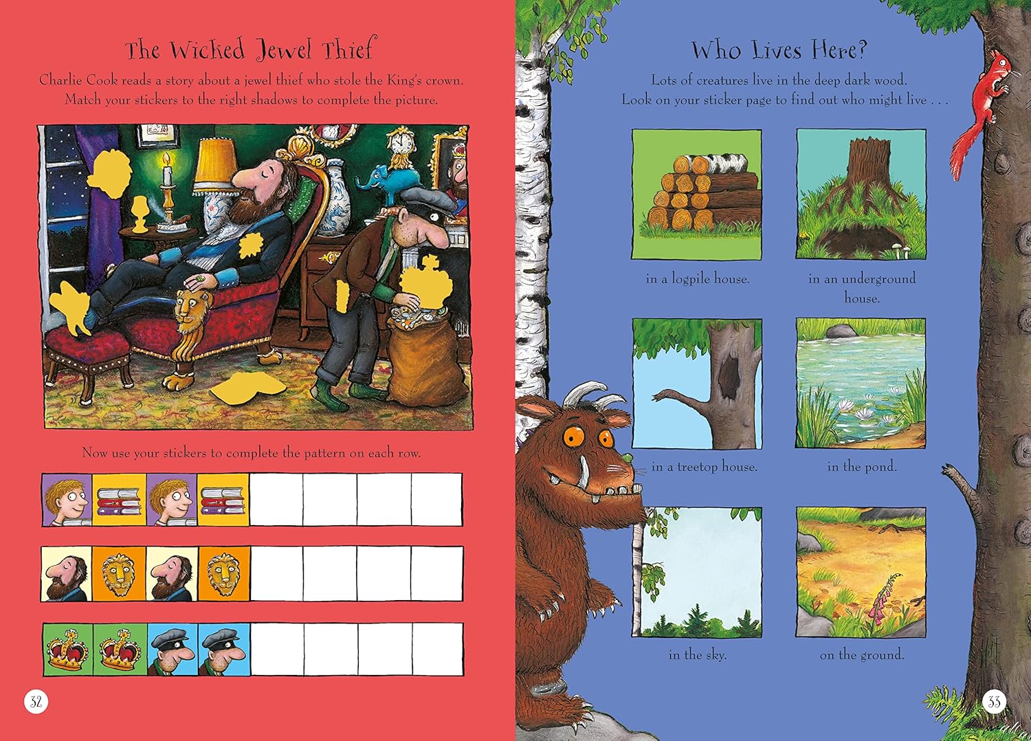 The Gruffalo and Friends Festive Super Sticker Book - Anilas UK