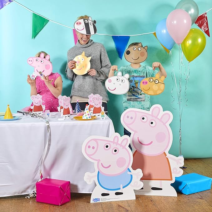 Peppa Pig Party Masks (pack of 6) - Anilas UK
