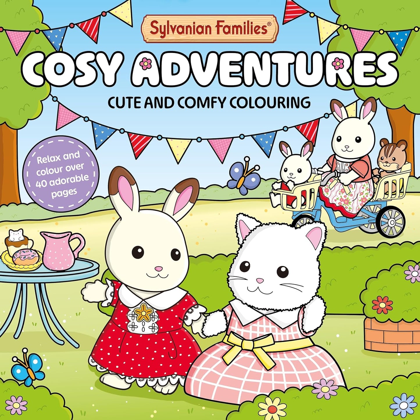 Sylvanian Families Cosy Adventures: Cute and Comfy Colouring