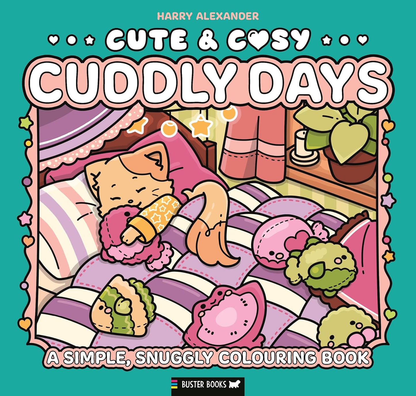 Cute & Cosy: Cuddly Days: A Simple, Snuggly Colouring Book