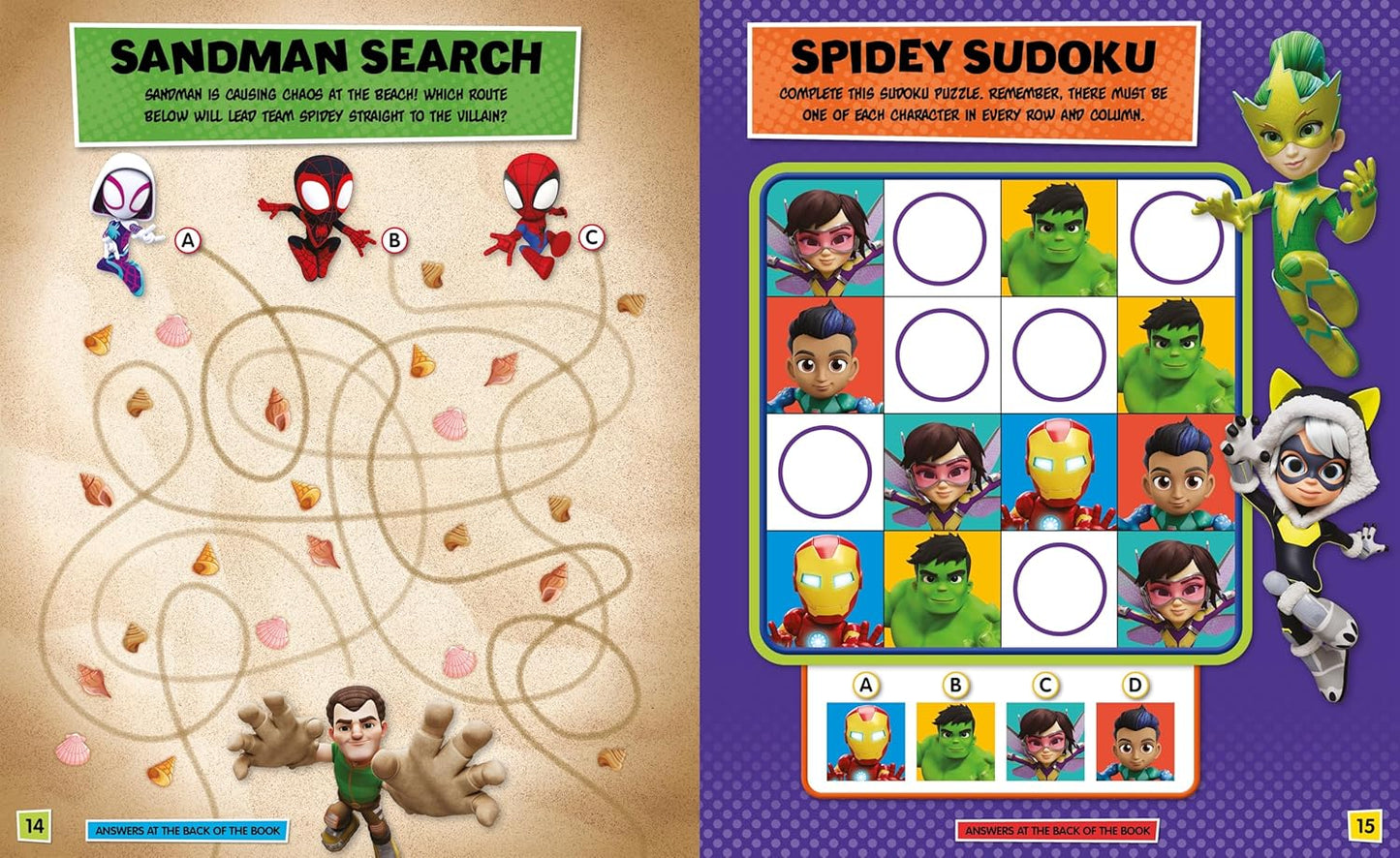 Marvel Spidey and his Amazing Friends: Giant Stickers - Anilas UK