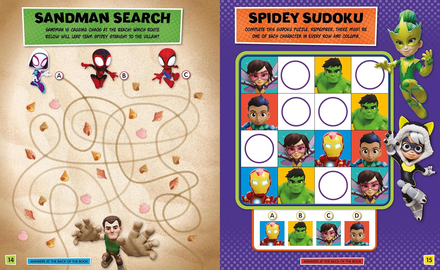 Marvel Spidey and his Amazing Friends: Giant Stickers - Anilas UK