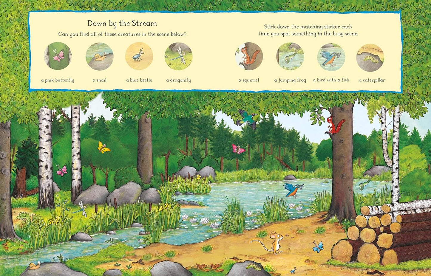 The Gruffalo: A First Sticker Book. 250 easy-to-use stickers.