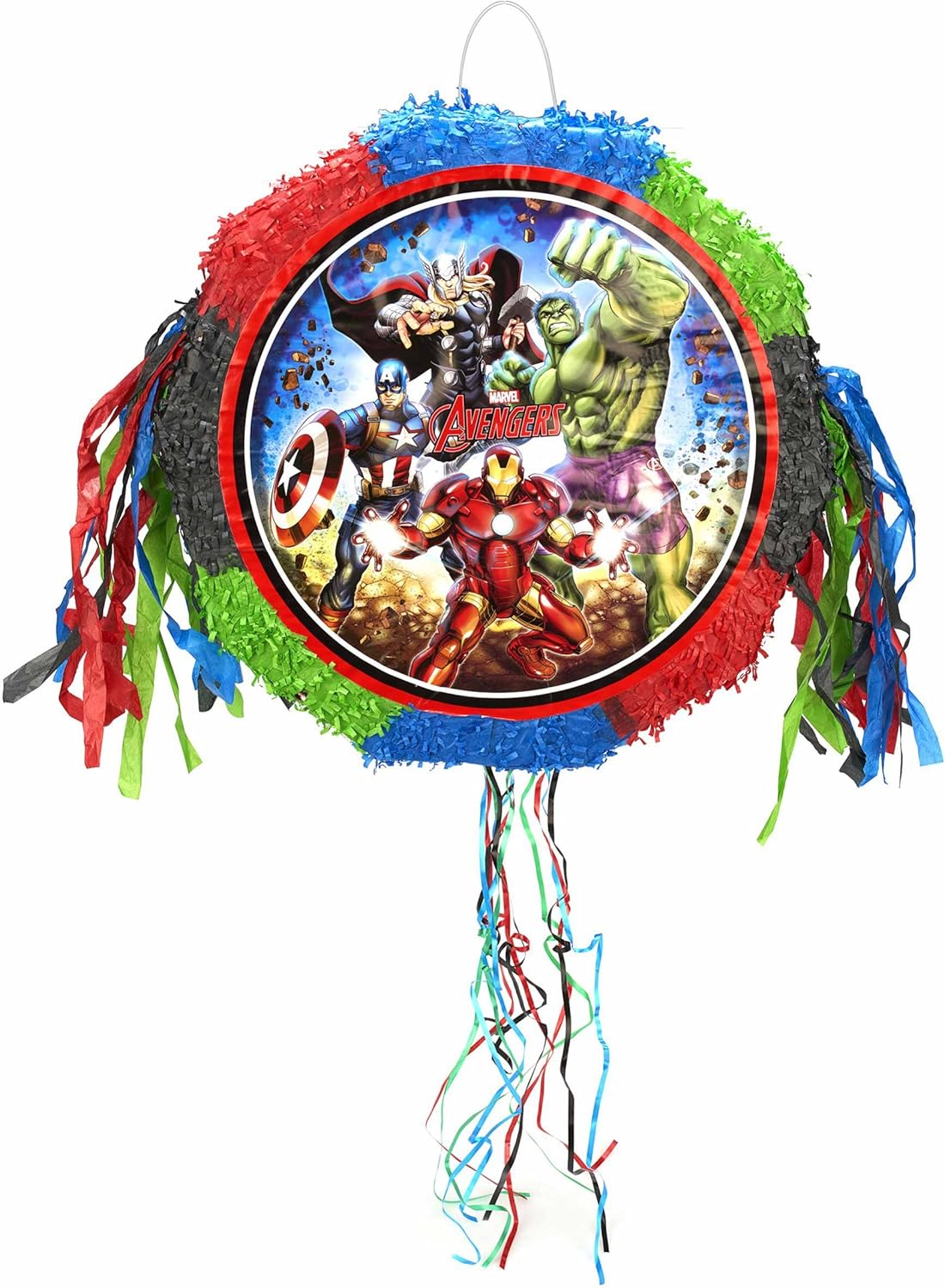 Avengers Drum Pull Pop Out Pinata - Anilas UK