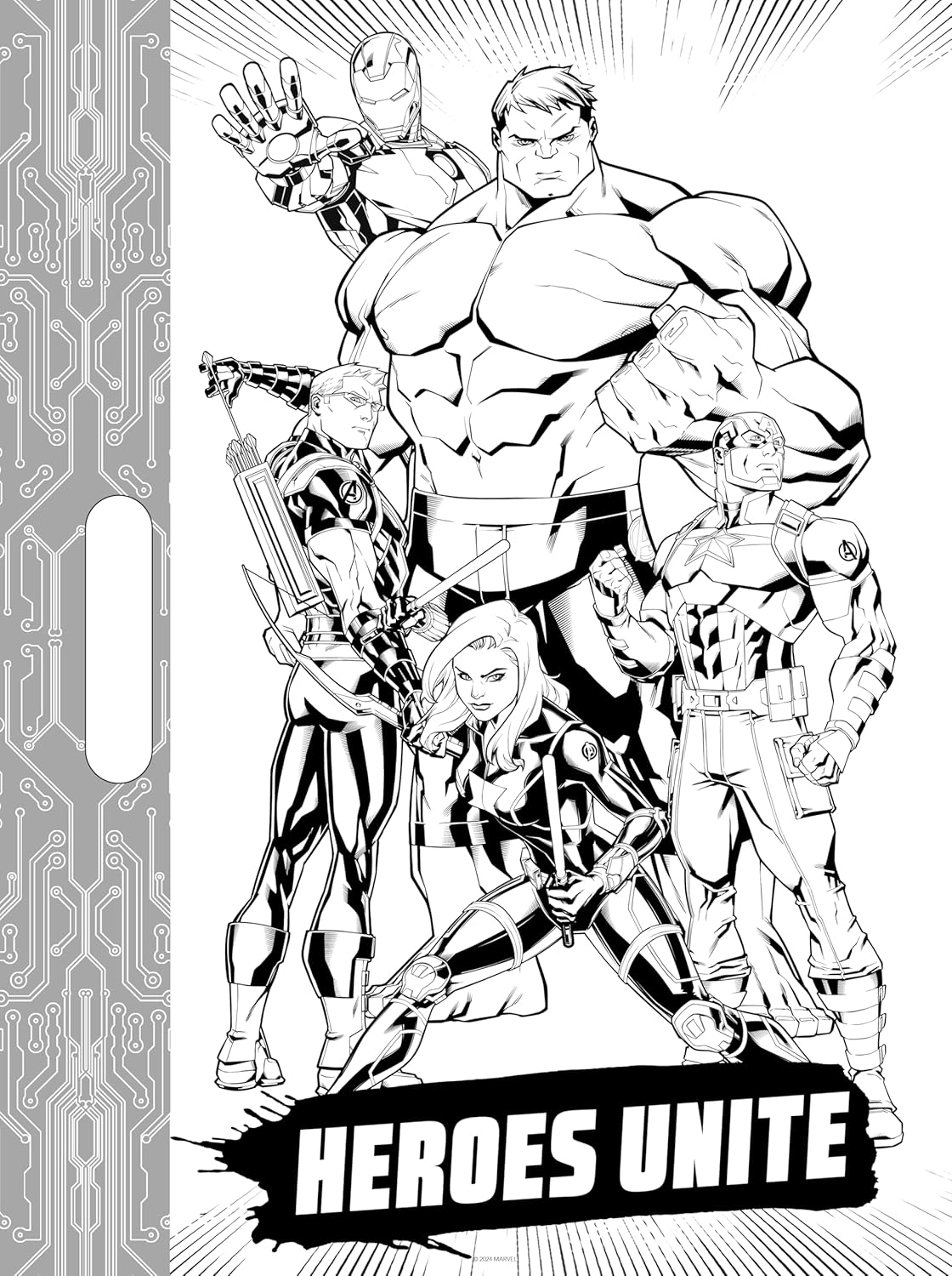 Marvel Avengers Hulk: Giant Colour-Me Pad - Anilas UK