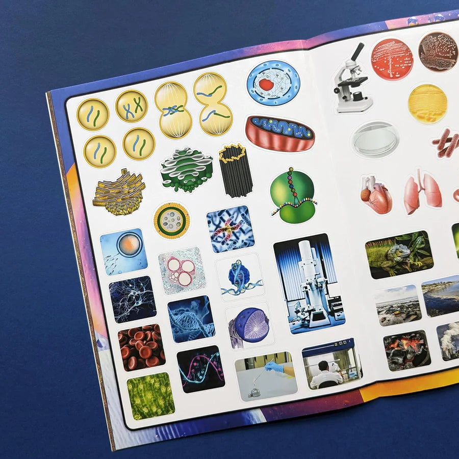 Discover Biology Sticker Book - Find, Stick and Learn - Anilas UK