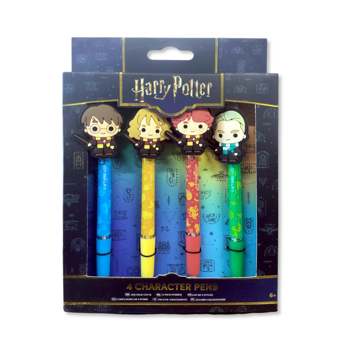Harry Potter 4 Character Pens with Toppers