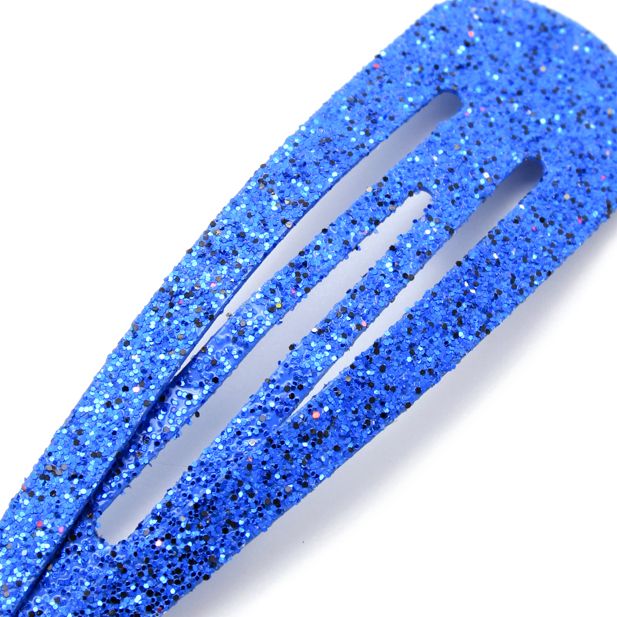 Bright Glitter Hair Bendies Snap Clips Sleepies Hair Accessories -5cm (Pack of 6) - Anilas UK