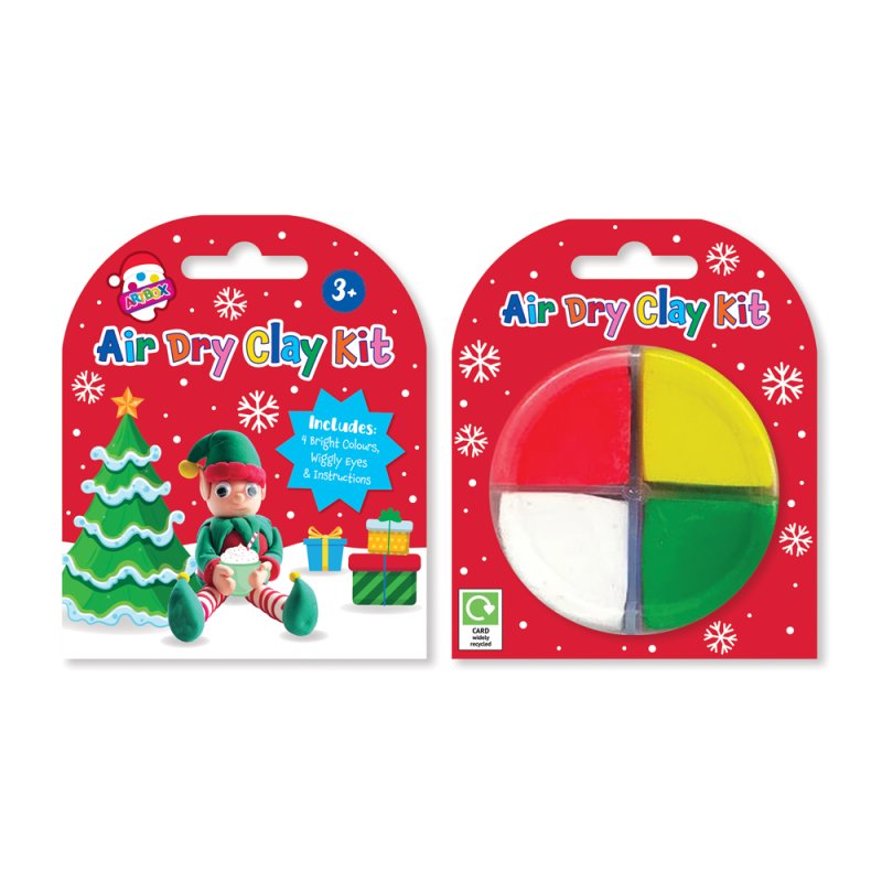 Christmas Elf Air Dry Clay Model Kit