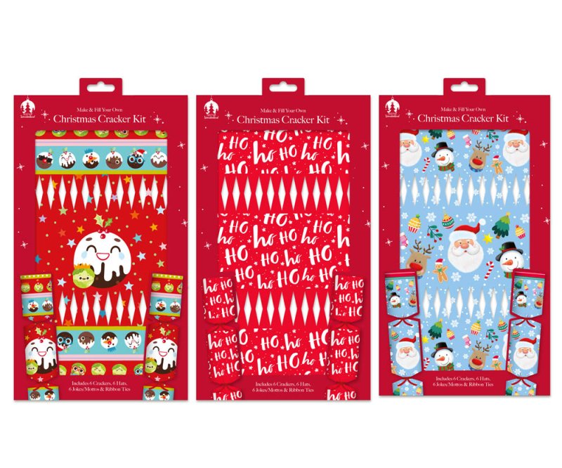 Make Your Own Christmas Cracker Kit (6 Crackers)