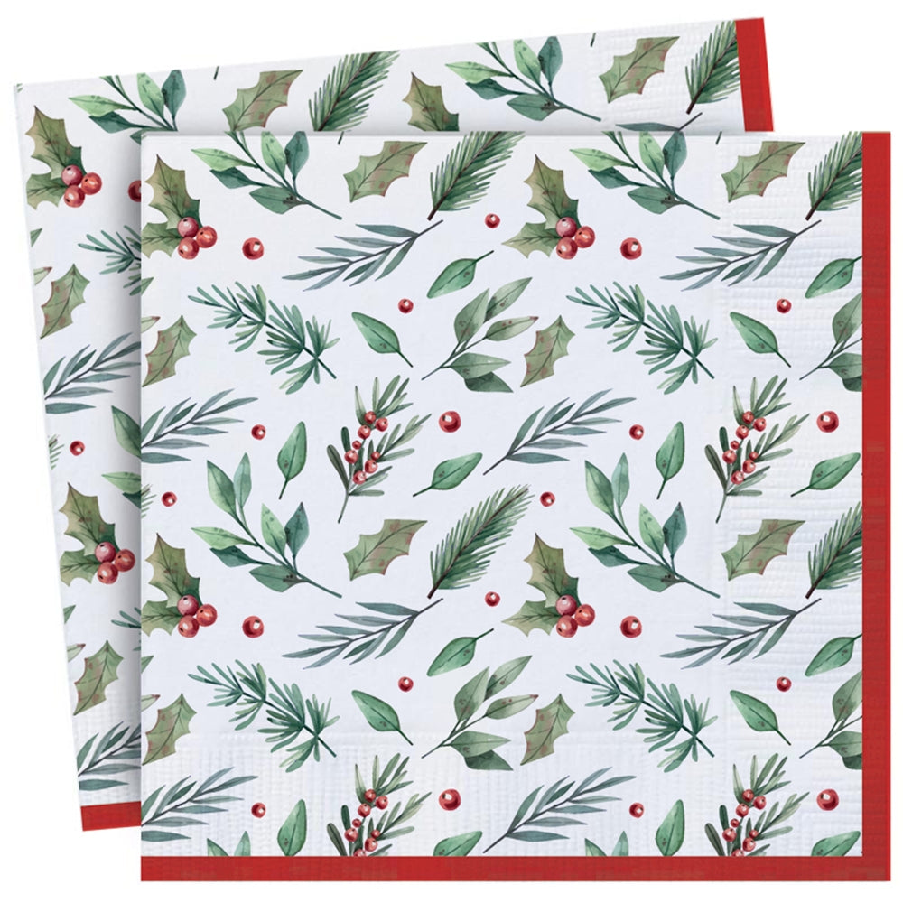 Christmas Traditional 20 Paper Napkins