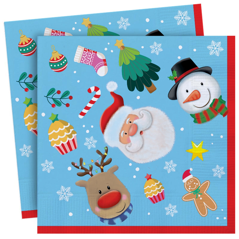 Christmas Children's Characters 20 Paper Napkins