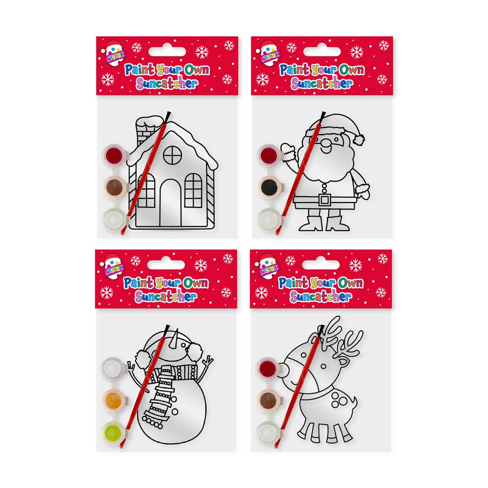 Paint Your Own Christmas Suncatcher Kit