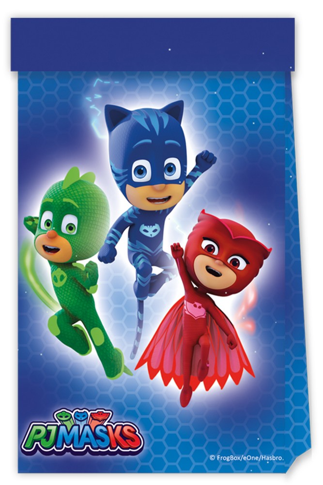 PJMasks Paper Party Treat Bags (Pack of 4)