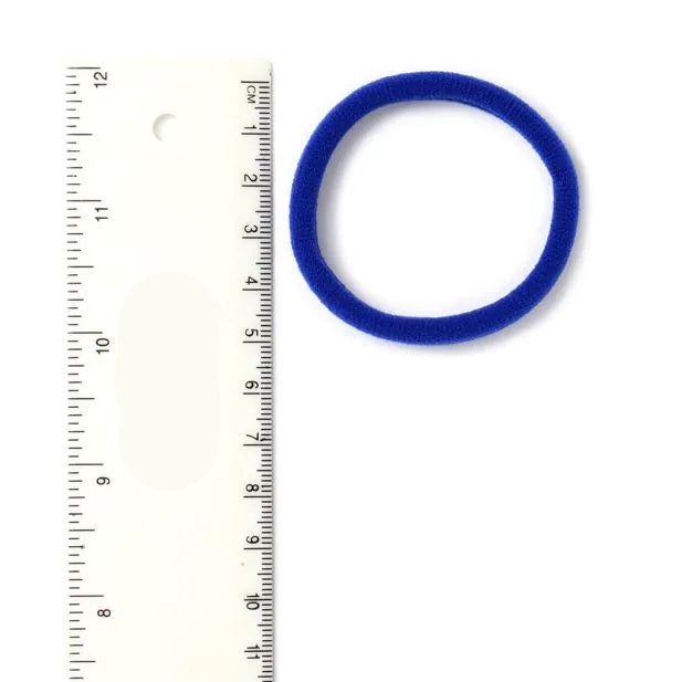 Royal Blue Gingham School Ponytail Holder & Snap Clips Set. - Anilas UK