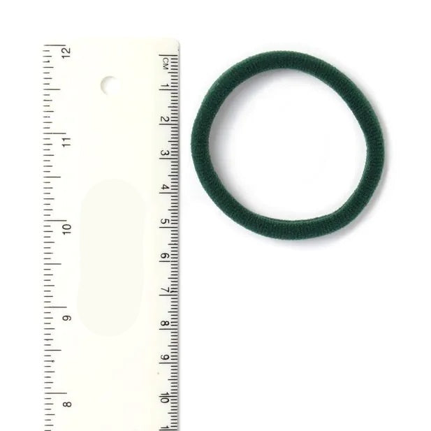 Set of 4 Bottle Green School Ponytail Holder & Snap Clips Set - Anilas UK