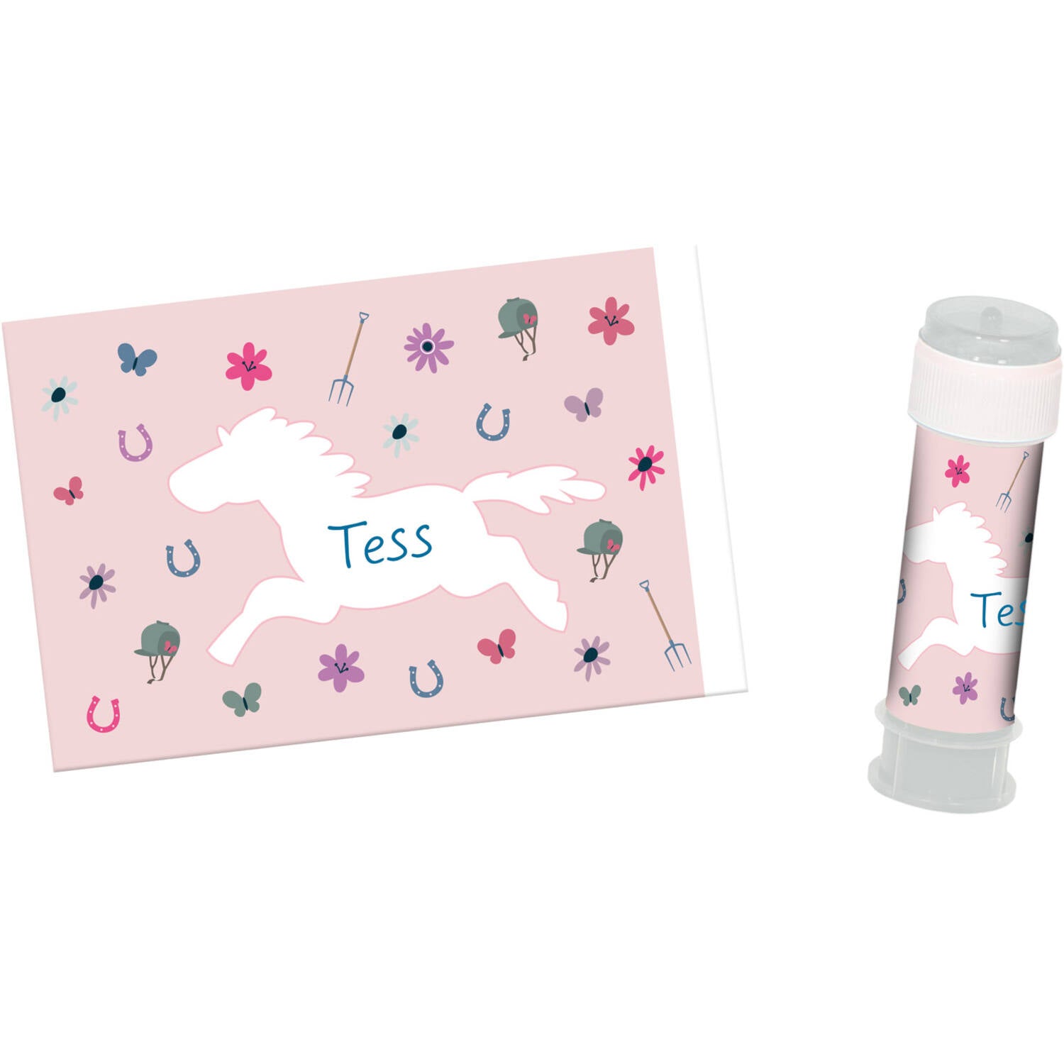 Bubbles Soap Sticker - Happy Horse (6 pieces) - Anilas UK