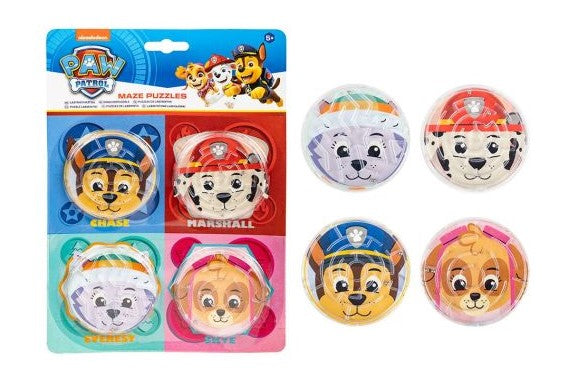 Paw Patrol Mini Maze Puzzles (Pack of 4) - Anilas UK